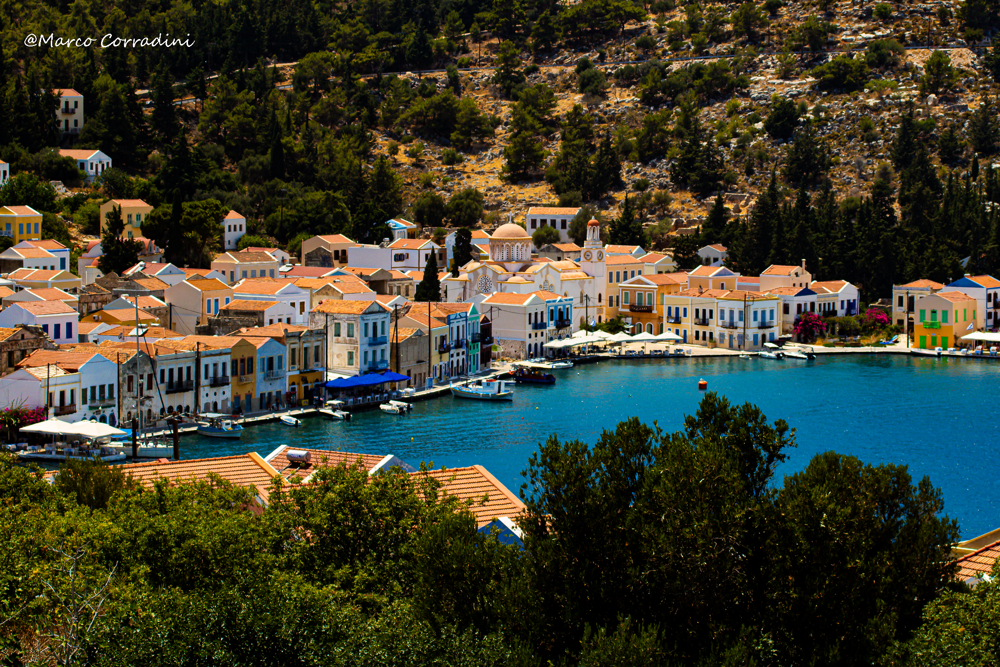 View of Kastelorizo, Greece, photography, aerial view, my services